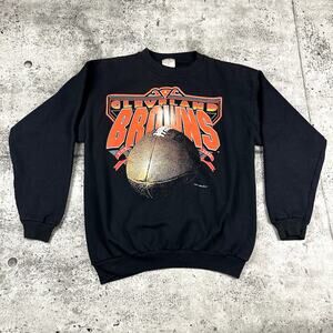 Vintage Cleveland Browns Sweatshirt 1994 Size Medium (22.5x27)